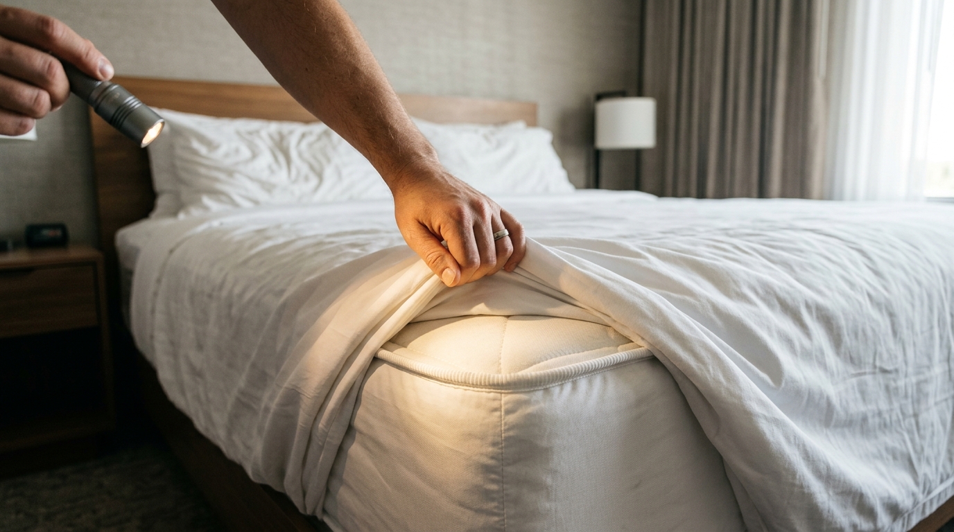 How to Check a Hotel Room for Bed Bugs (Step-by-Step) — Promax Bed Bug Experts
