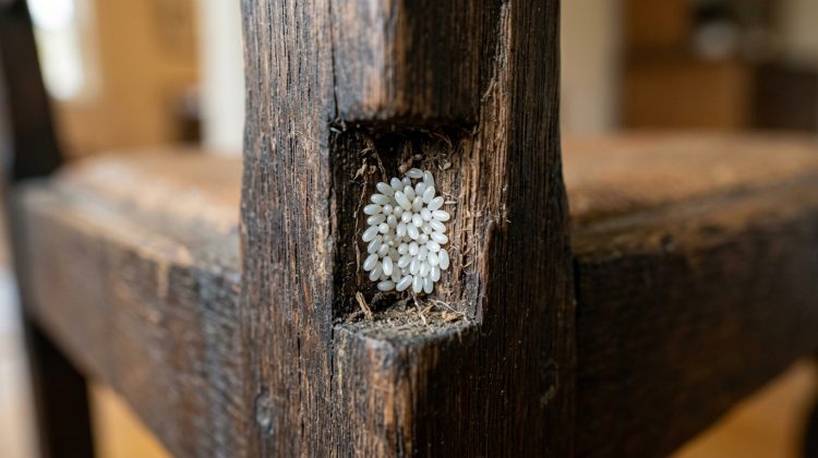 Bed bug eggs are tiny 1mm pearl-white ovals laid in hidden clusters. Learn to identify them in mattress seams, cracks, and furniture before they hatch in 6-10 days.