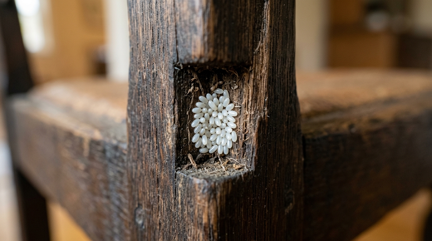 What Do Bed Bug Eggs Look Like? (Photos and Where to Find Them) — Promax Bed Bug Experts